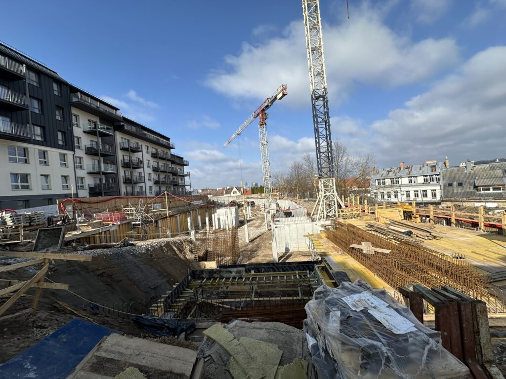 Miesto vilos (Aguonų g. 10) - Multi apartment - construction photos