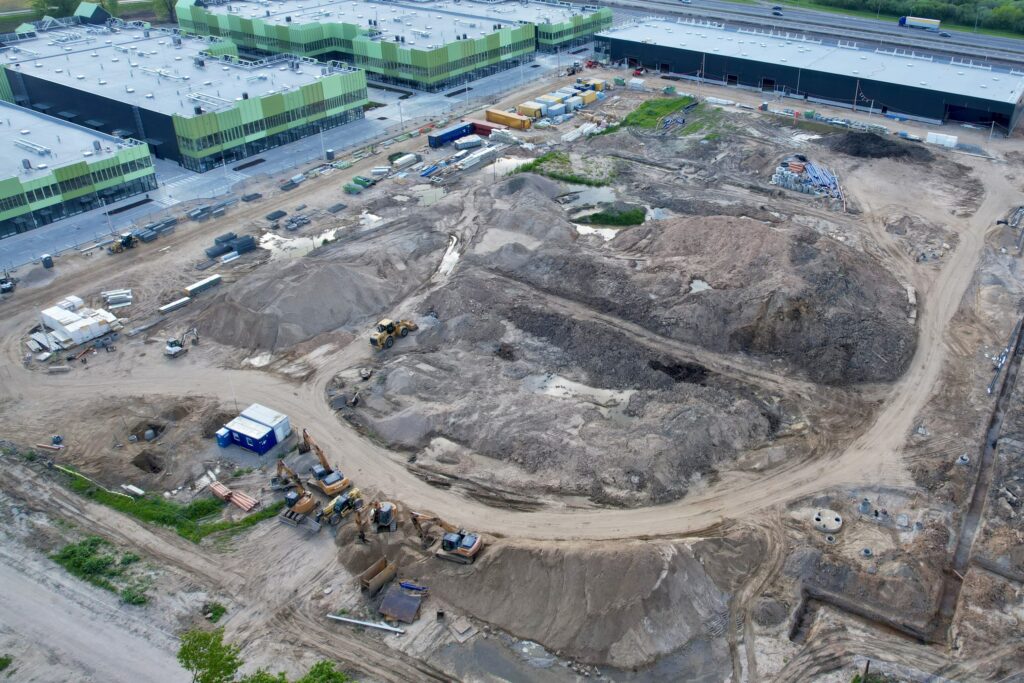 Urban Hub Kaunas 2 etapas (Veterinarų g. 4) - Stock office / Flex space - construction photos