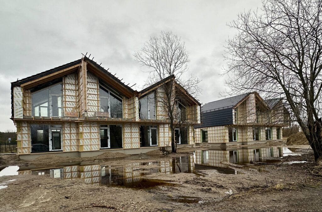 Šviesos g. 18 (Šviesos g. 18) - Row housing - construction photos