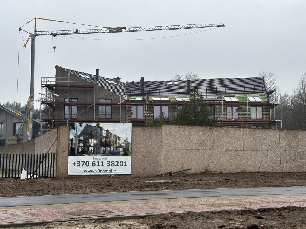 V9 namai (Vanagupės g. 9) - Multi apartment - construction photos