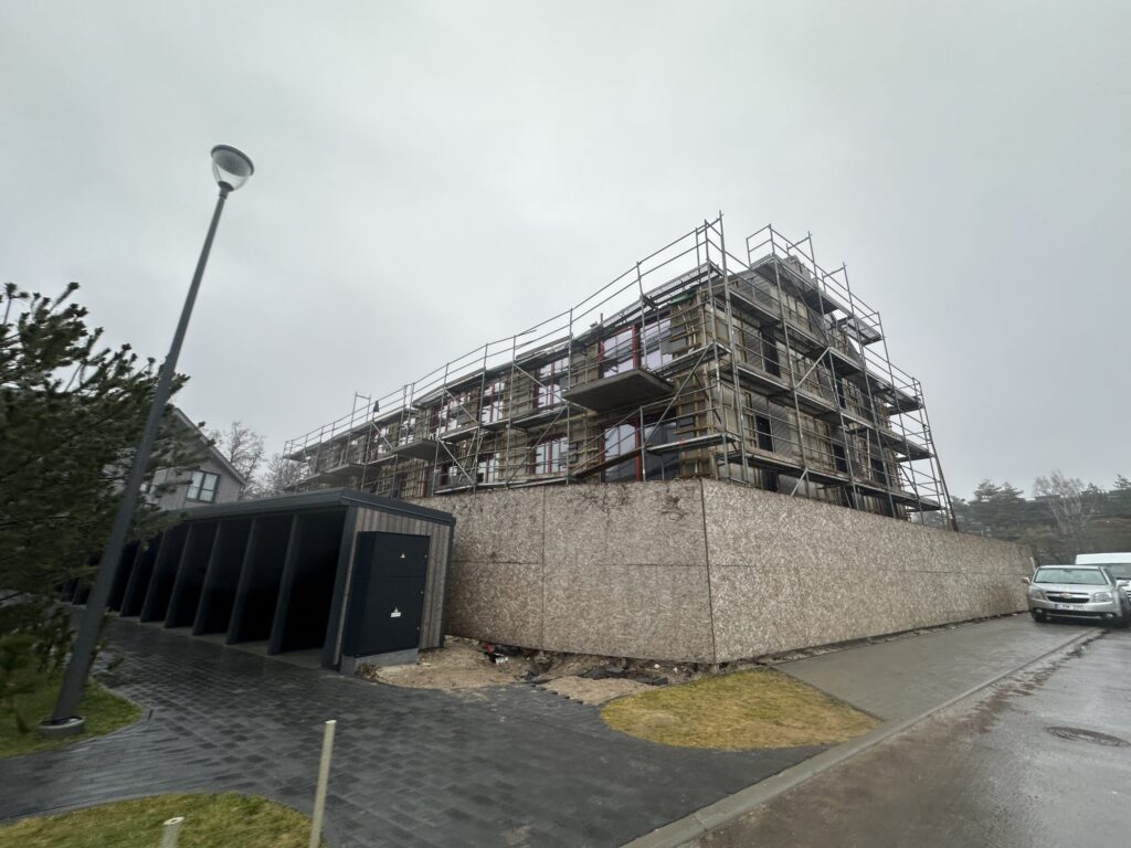 V9 namai (Vanagupės g. 9) - Multi apartment - construction photos