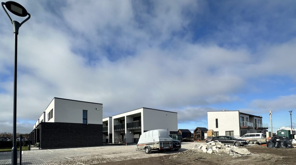 Vaivorykštės g. 19 (Vaivorykštės g. 19) - Private house community - construction photos