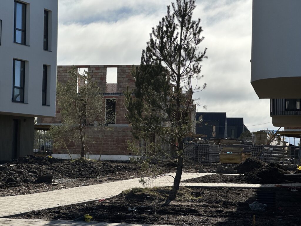 Takas į jūrą 10, 12 (Vaivorykštės g. 68C) - Multi apartment - construction photos