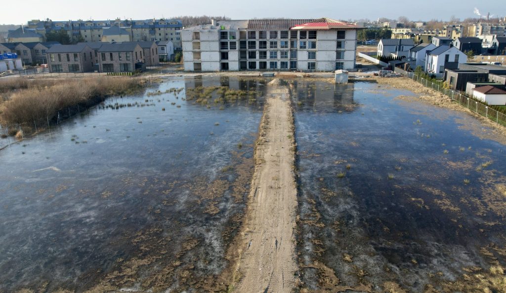 Vakaro alėja (Pavasario g. 6) - Daudzdzīvokļu nams - būvdarbu attēli