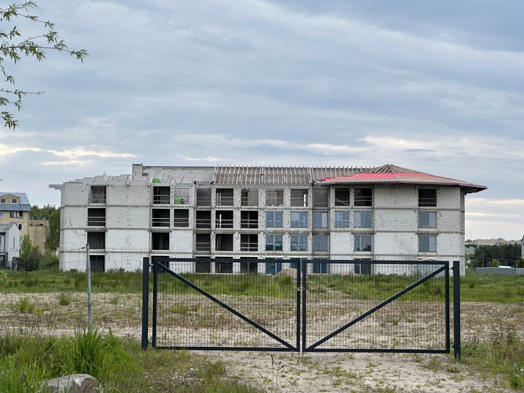 Vakaro alėja (Pavasario g. 6) - Daudzdzīvokļu nams - būvdarbu attēli