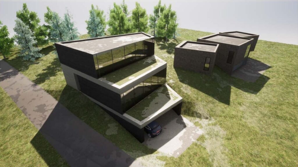 Vanagupės g. 5B (Vanagupės g. 5B) - Private house community - visualization