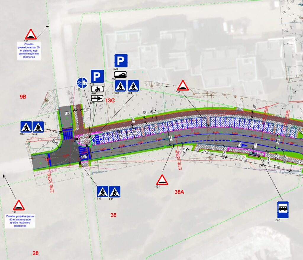 Vanagupės g. ruožo rekonstrukcija (Vanagupės g.) - Tänav - visuaalne