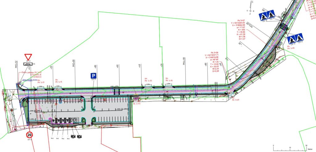 Vilties tako rekonstrukcija (Vilties tak.) - Pedestrian path, Street - visualization