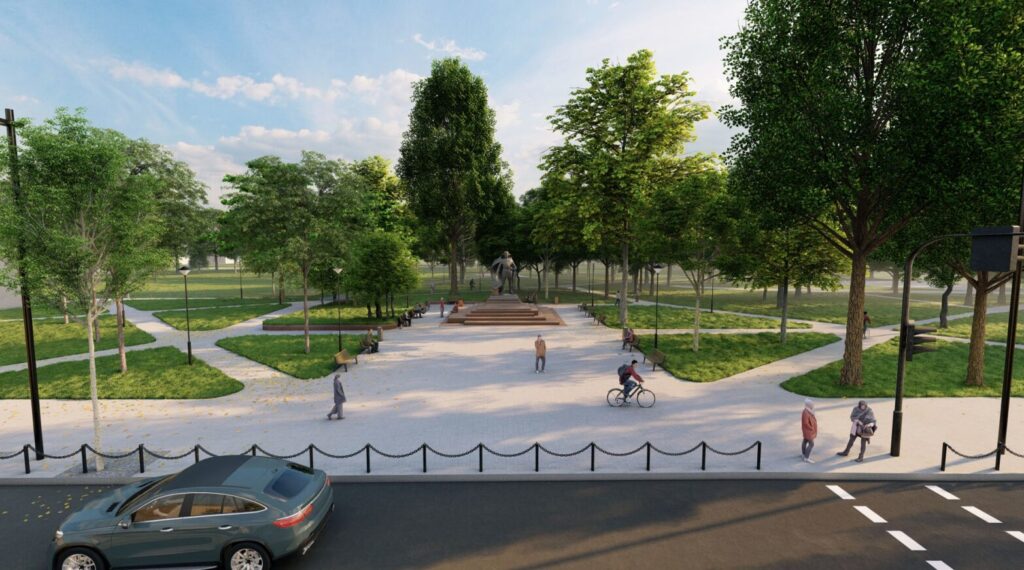 Aleksandro Jogailaičio paminklas (Vytauto pr. 46) - Other open space - visualization