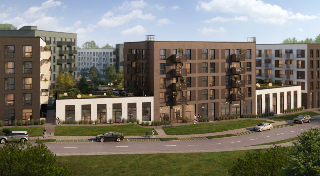 Green Wave 2 etapas (Sakuros) (Pumpėnų g. 2) - Multi apartment - visualization