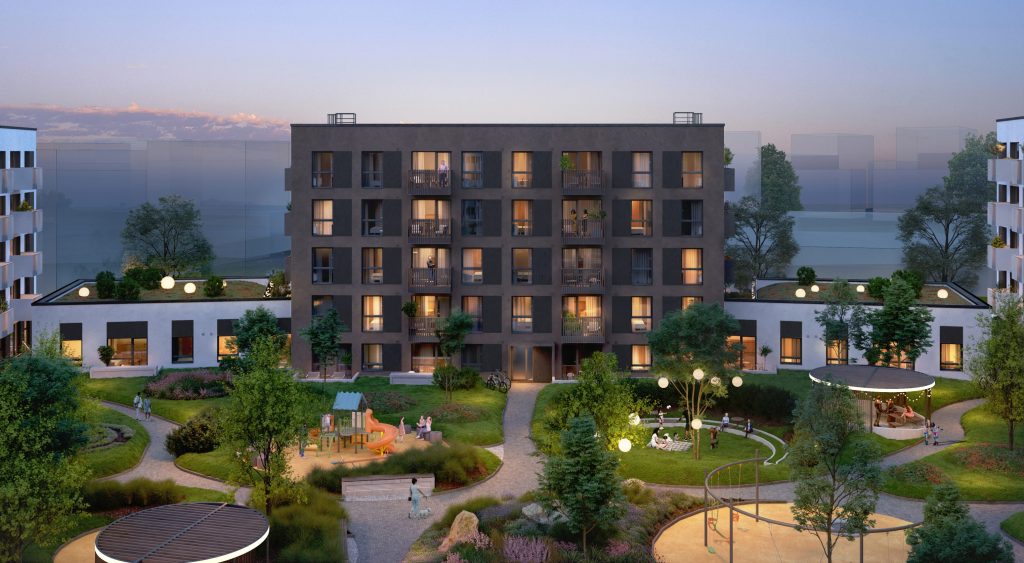 Green Wave 2 etapas (Sakuros) (Pumpėnų g. 2) - Multi apartment - visualization