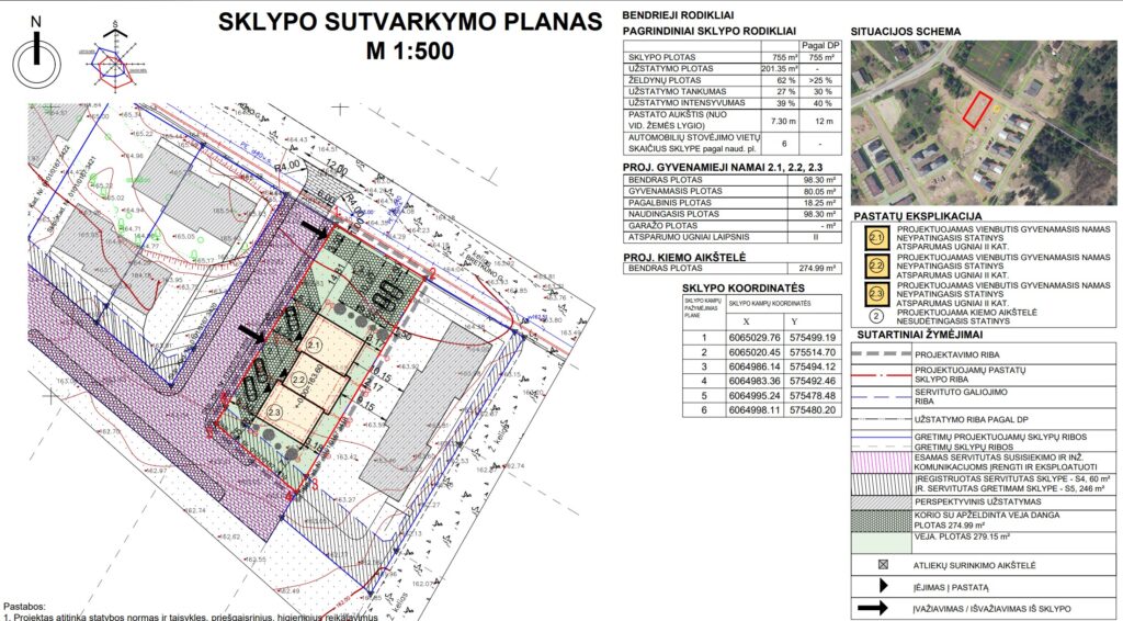 J. Bretkūno g. 30, 32, 44, 46, 48 (J. Bretkūno g. 30, 32, 44, 46, 48) - Row housing - visualization