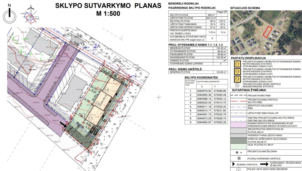 J. Bretkūno g. 30, 32, 44, 46, 48 (J. Bretkūno g. 30, 32, 44, 46, 48) - Row housing - visualization
