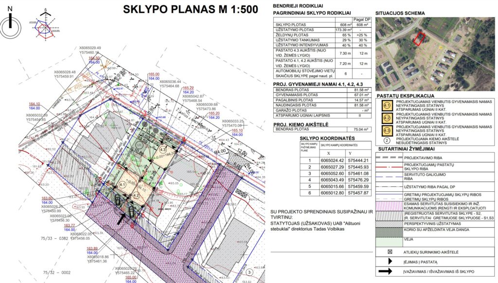 J. Bretkūno g. 30, 32, 44, 46, 48 (J. Bretkūno g. 30, 32, 44, 46, 48) - Row housing - visualization