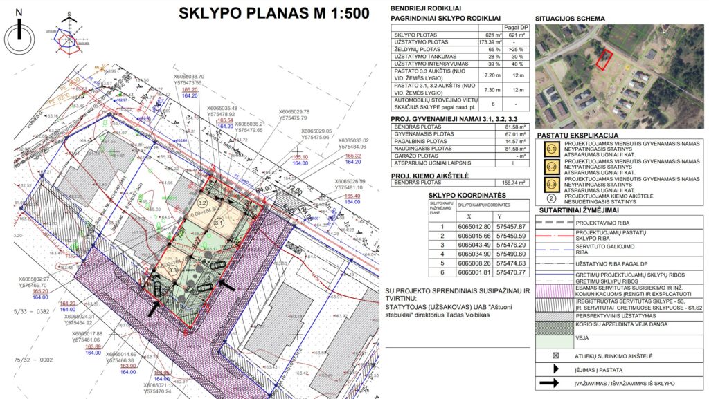 J. Bretkūno g. 30, 32, 44, 46, 48 (J. Bretkūno g. 30, 32, 44, 46, 48) - Row housing - visualization