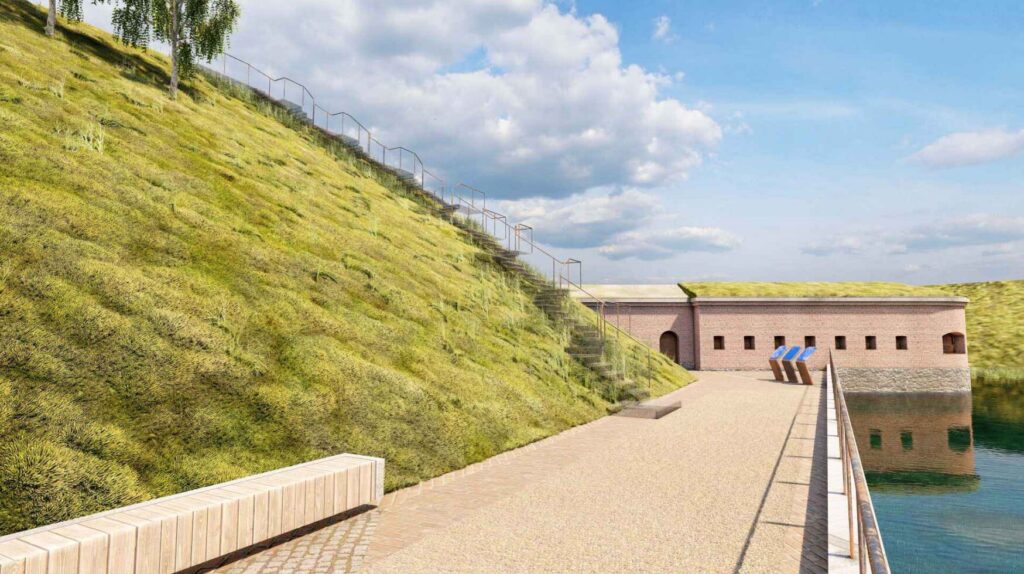 Kopgalio forto krantinė (Smiltynės g. 2) - Muziejus, Pakrantė - vizualizacija