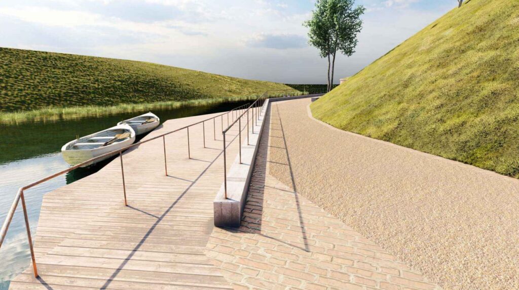 Kopgalio forto krantinė (Smiltynės g. 2) - Muziejus, Pakrantė - vizualizacija