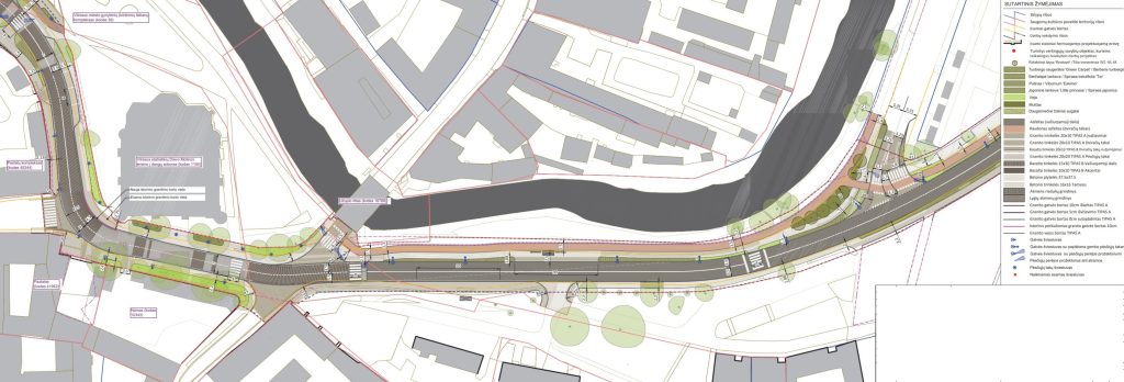 Maironio g. rekonstrukcija (Maironio g.) - Jalgrattatee, Tänav - visuaalne