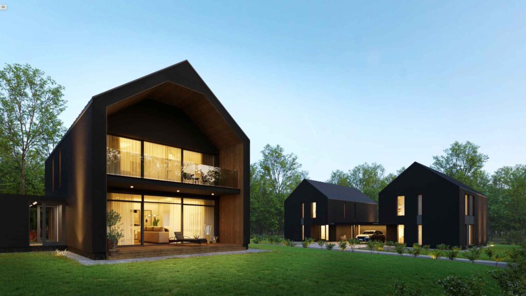 Pelėdų namai I etapas | Pelėdų g. 78A, 78B (Pelėdų g. 78, 80, 84) - Eramajade rajoon - visuaalne