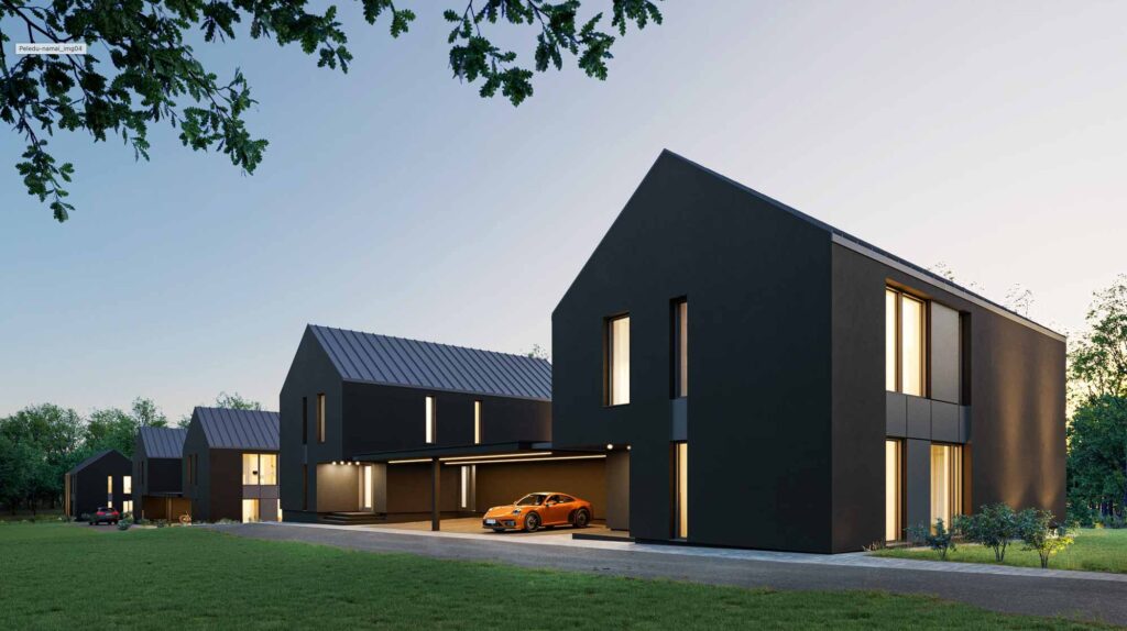 Pelėdų namai I etapas | Pelėdų g. 78A, 78B (Pelėdų g. 78, 80, 84) - Eramajade rajoon - visuaalne