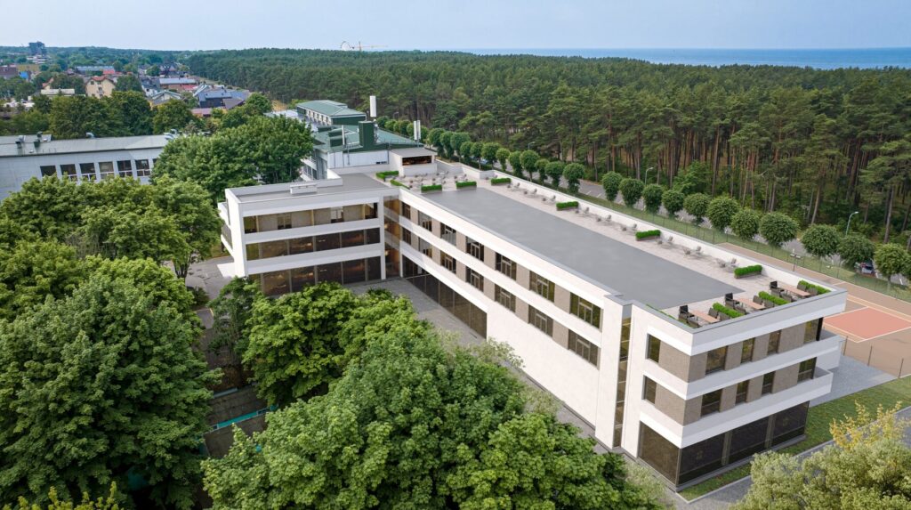 Reabilitacijos ir poilsio centras "Pušynas" (Žvejų g. 1) - Sveikatos centras, Poilsio kompleksas - vizualizacija