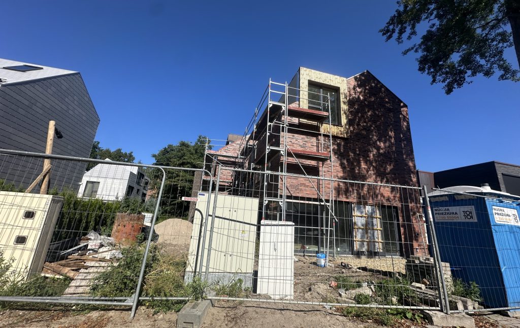 Skautų rezidencija (Skautų g. 21) - Rindu mājas - būvdarbu attēli
