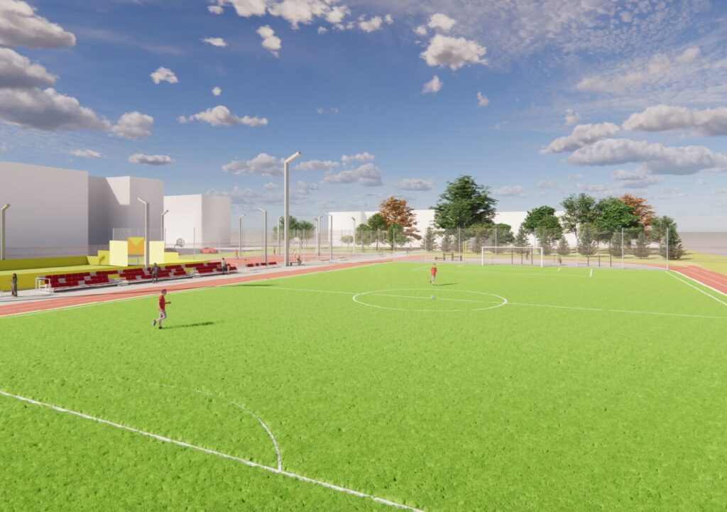 Sporto aikštynas | Statybininkų pr. 7 (Statybininkų pr. 7) - Spordiväljak - visuaalne