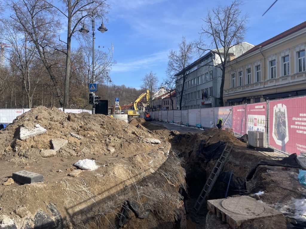 Barboros Radvilaitės g. rekonstrukcija (Barboros Radvilaitės g.) - Bike path, Street - construction photos