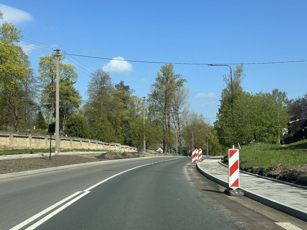 Dviračių takas Liepkalnio g. (Liepkalnio g.) - Bike path - construction photos