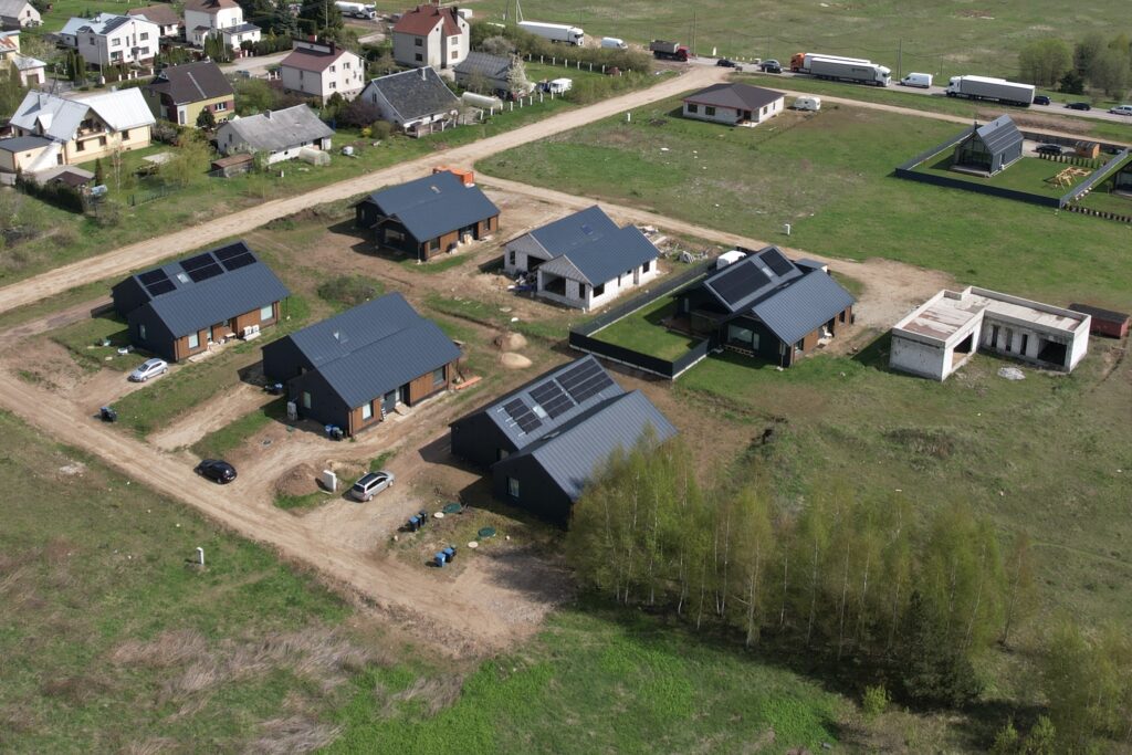 Fabriko g. namai (Fabriko g. 37, 37B, 37E, 37F, 37G,) - Row housing - construction photos