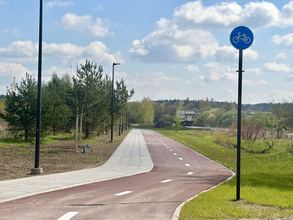 Dviračių takas Fermentų g. - Liepų alėja (Fermentų g., V. A. Graičiūno g., Stasylų g., Vinkšnų g.) - Dviračių takas - statybų nuotraukos