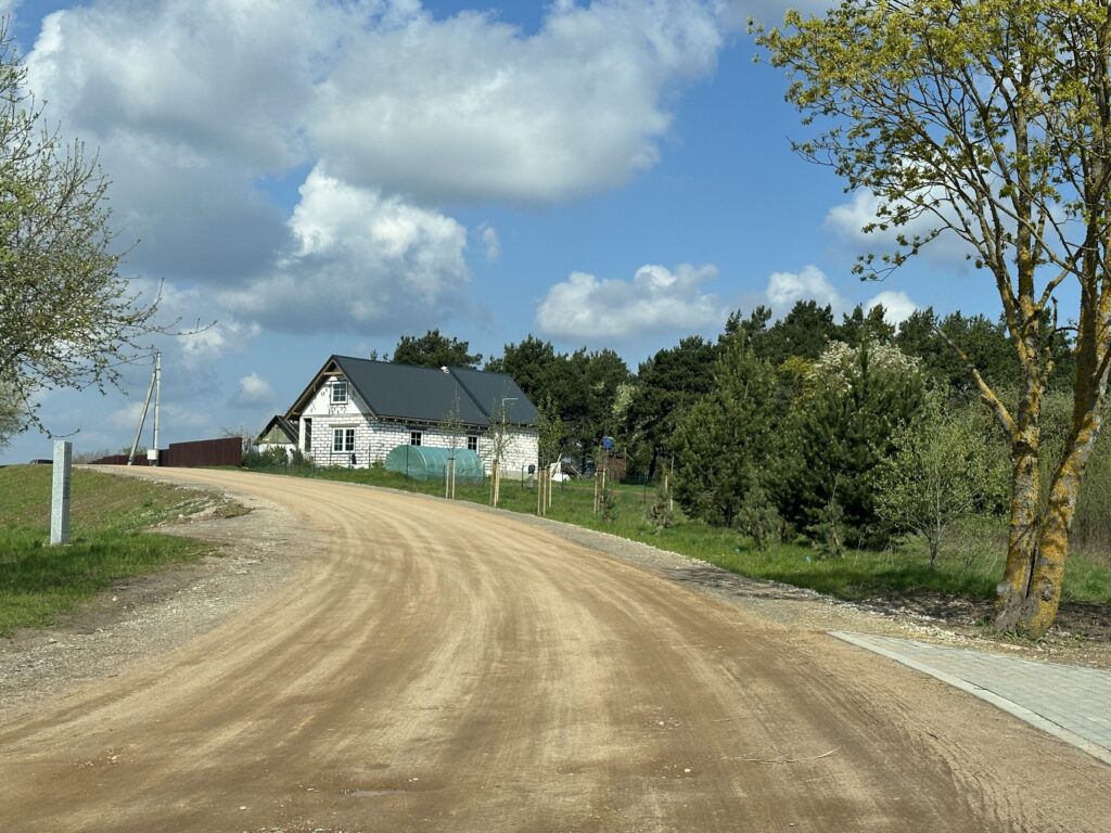 Dviračių takas Fermentų g. - Liepų alėja (Fermentų g., V. A. Graičiūno g., Stasylų g., Vinkšnų g.) - Dviračių takas - statybų nuotraukos