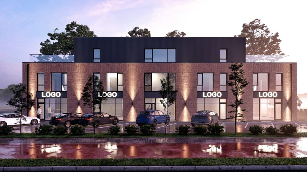 Akmenų g. 1A (Akmenų g. 1A) - Health center, Non-food store - visualization