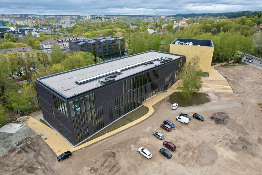LMTA miestelis 1 etapas (Teatro ir kino fakultetas, Mažasis salių blokas) (Olandų g. 21A) - Higher education - construction photos