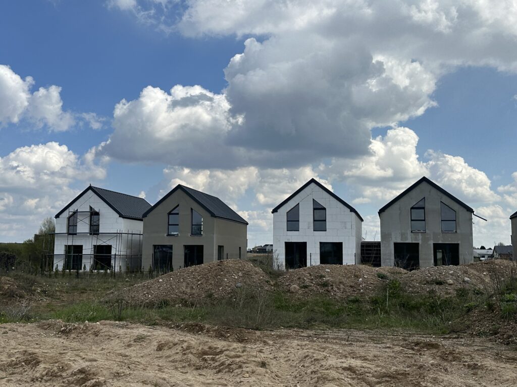 Marianos Veriovkinos g. namai (Marianos Veriovkinos g. 2, 4, 6, 8, 10, 12, 14, 16) - Row housing - construction photos