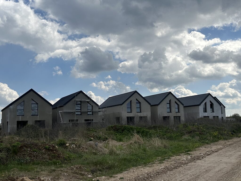 Marianos Veriovkinos g. namai (Marianos Veriovkinos g. 2, 4, 6, 8, 10, 12, 14, 16) - Row housing - construction photos