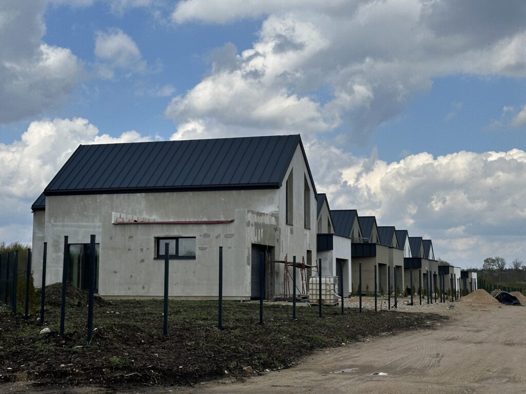 Marianos Veriovkinos g. namai (Marianos Veriovkinos g. 2, 4, 6, 8, 10, 12, 14, 16) - Row housing - construction photos