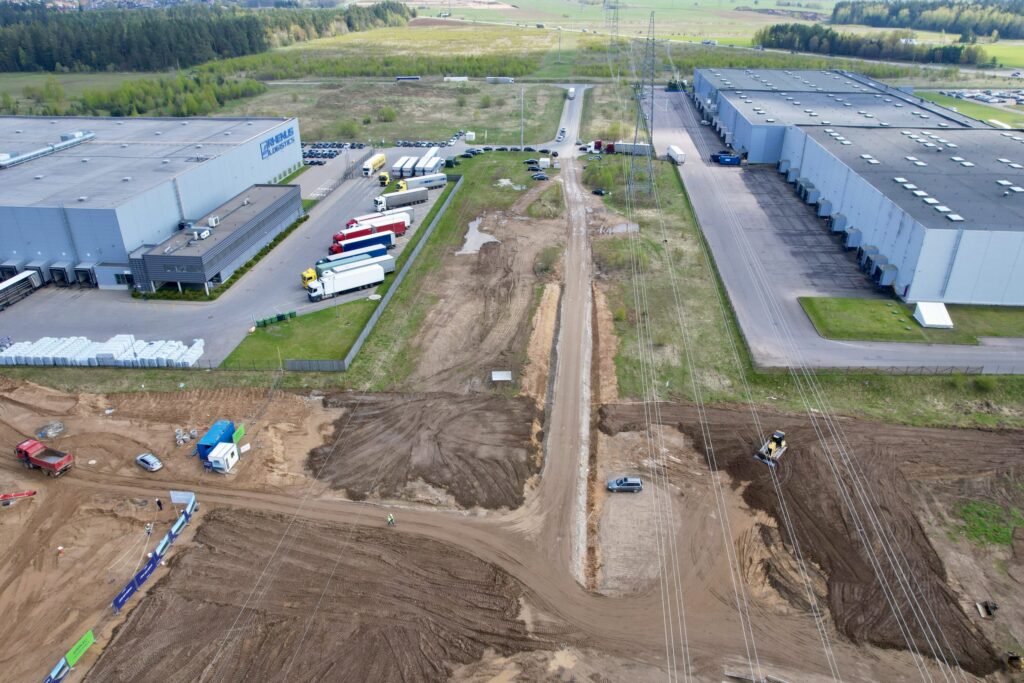 SIRIN PARK DOBROVOLĖ 1 etapas (Metelių g. 10) - Warehouse / Distribution center - construction photos