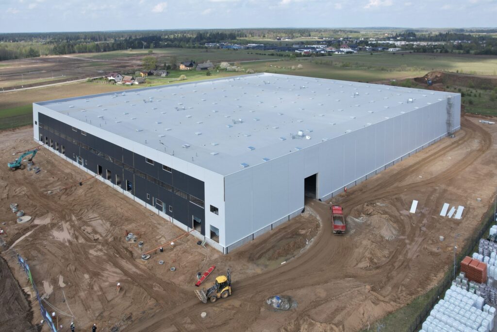 SIRIN PARK DOBROVOLĖ 1 etapas (Metelių g. 10) - Warehouse / Distribution center - construction photos