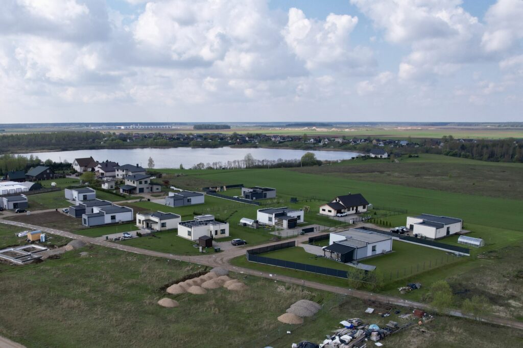 Pakrantės namai (Žygimantų g., Pakrantės g., Paklnės g.) - Private house community - construction photos