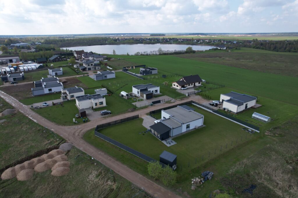 Pakrantės namai (Žygimantų g., Pakrantės g., Paklnės g.) - Private house community - construction photos