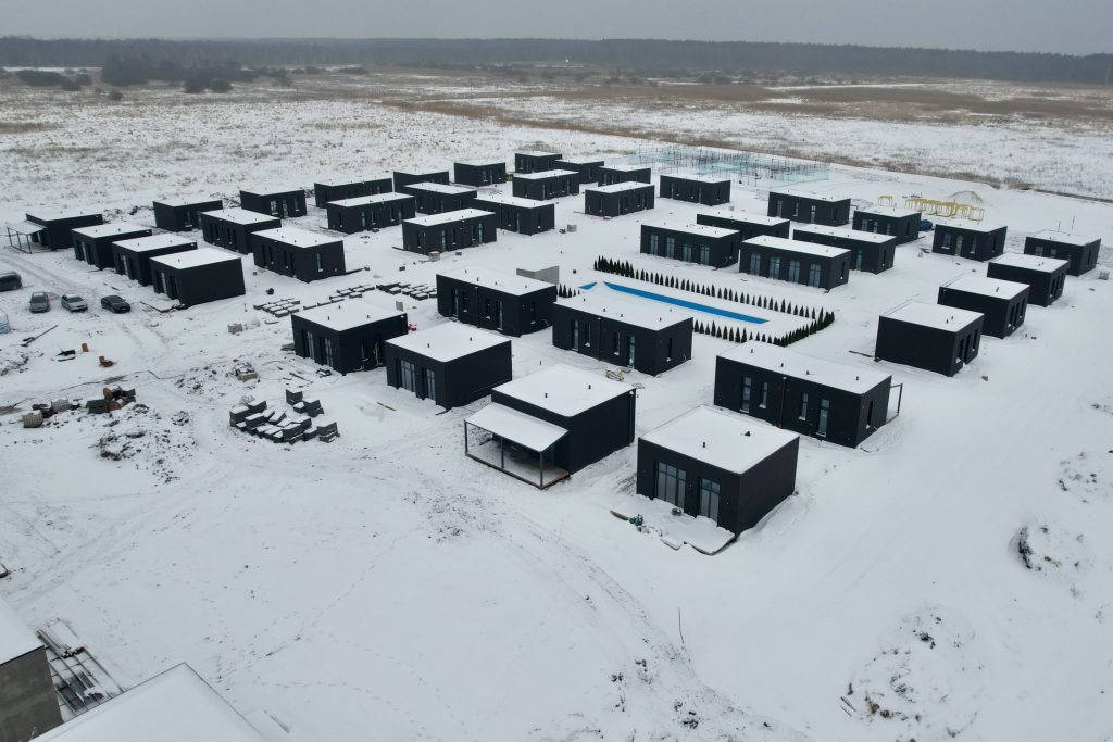 Relax čiki puki (Paliepgirių kel. 119) - Privačių namų kvartalas, Sublokuoti namai - statybų nuotraukos