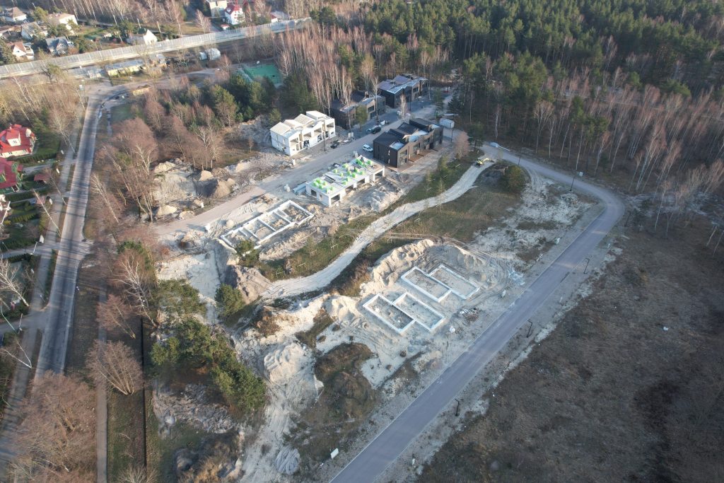 Pušyno Rezidencijos 2 etapas | sublokuoti namai (J. A. Klempo g. 4, 6, 8, 10, 12, 14, 16, 18) - Row housing - construction photos