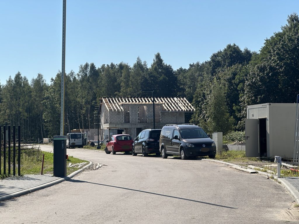 Pušyno Rezidencijos 2 etapas | sublokuoti namai (J. A. Klempo g. 4, 6, 8, 10, 12, 14, 16, 18) - Row housing - construction photos