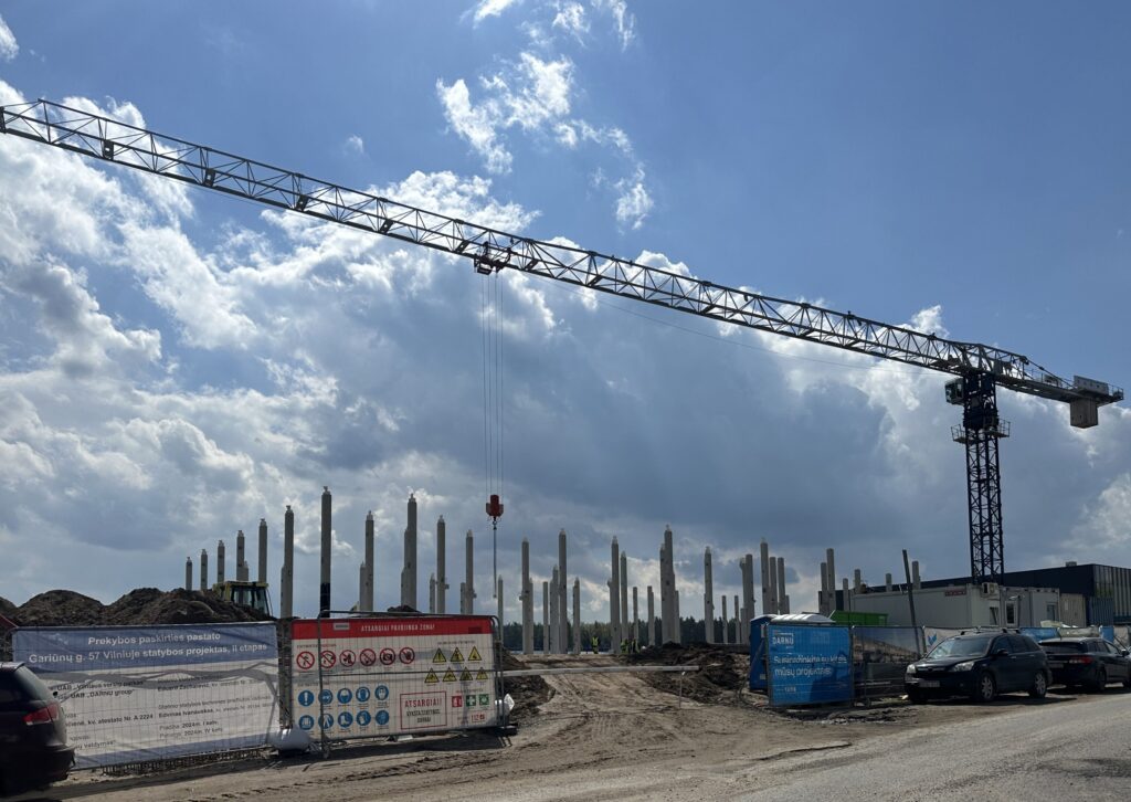 Vilniaus verslo parkas Gariūnų g. 2 etapas (Gariūnų g. 57) - Business park - construction photos