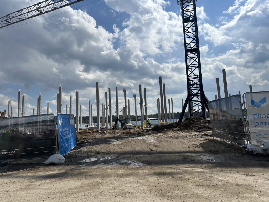 Vilniaus verslo parkas Gariūnų g. 2 etapas (Gariūnų g. 57) - Business park - construction photos