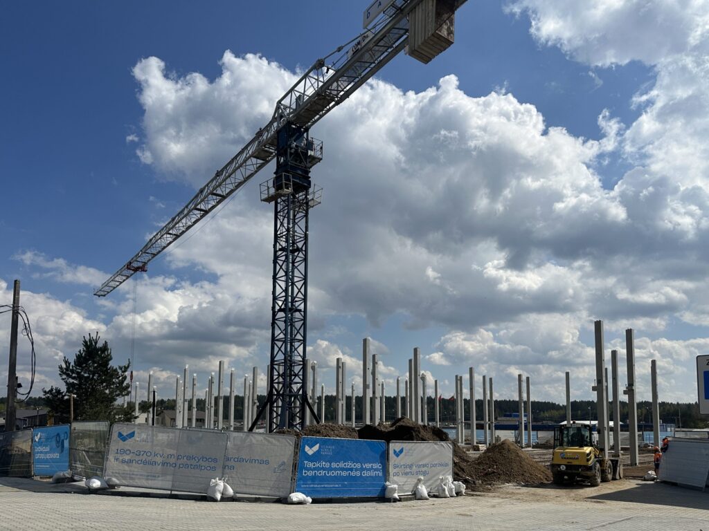 Vilniaus verslo parkas Gariūnų g. 2 etapas (Gariūnų g. 57) - Business park - construction photos