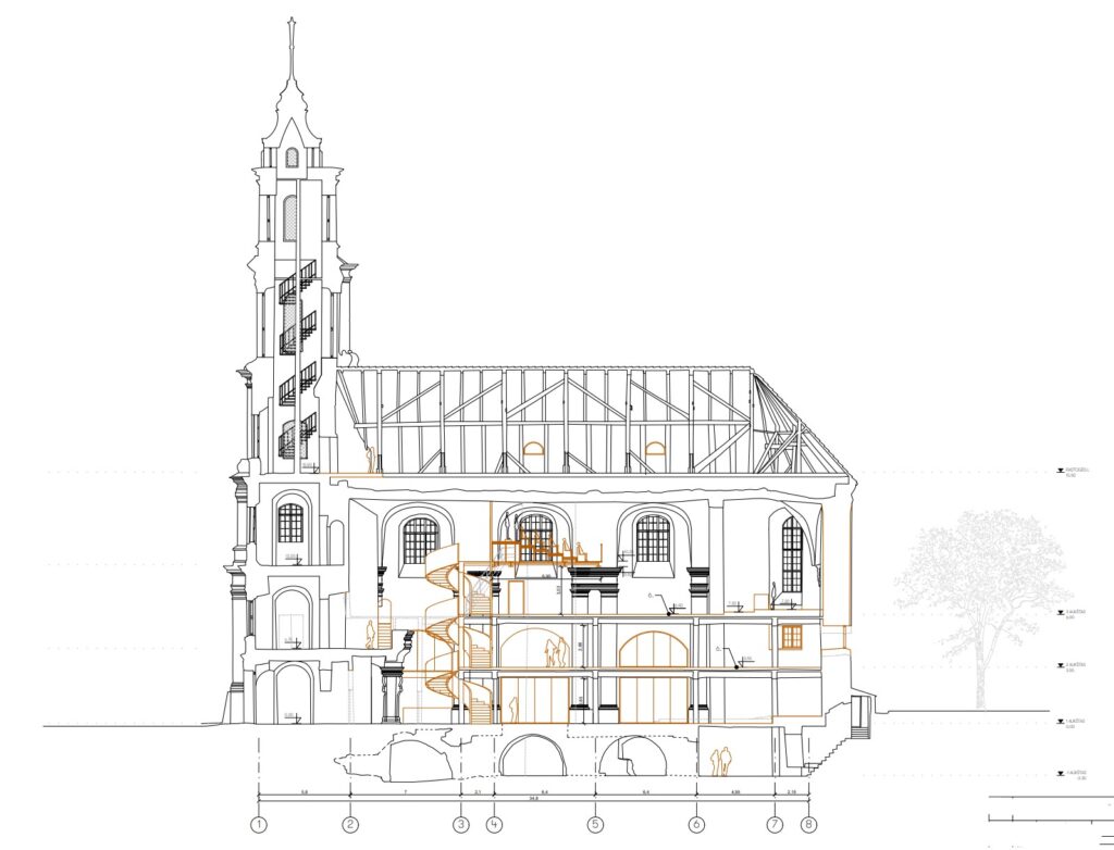 Švč. Mergelės Marijos Ramintojos bažnyčios rekonstrukcija (Savičiaus g. 15) - House of worship - visualization