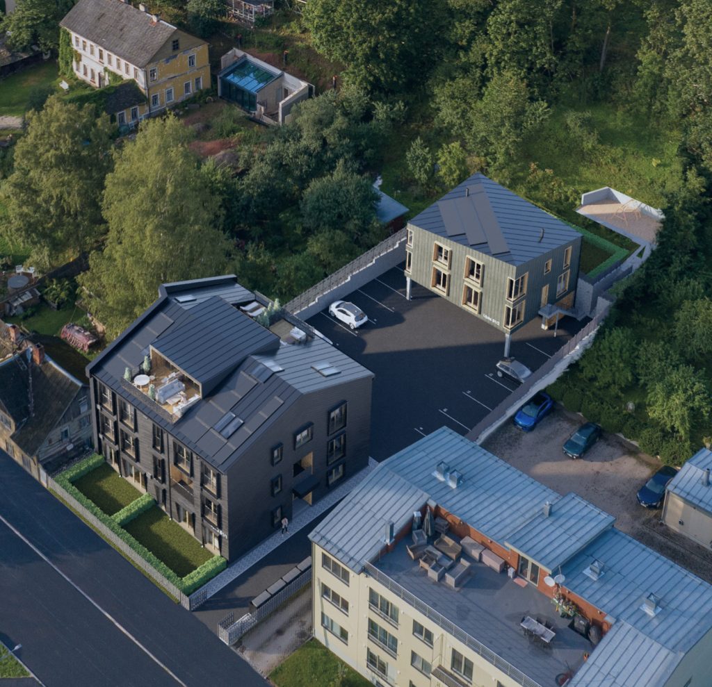 Ülejõe pargimajad (Ujula 51/1) - Daugiabutis - vizualizacija
