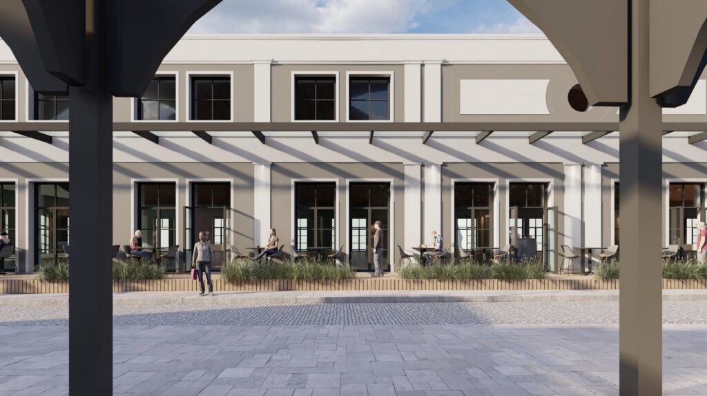 Senojo turgaus rekonstrukcija (Turgaus a. 5) - Shopping center - visualization